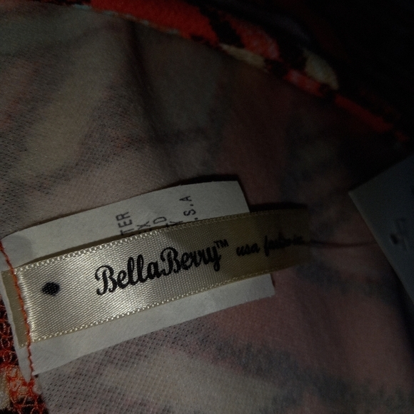 NWT Bella Berry USA Fashion art deco Poly Spandex dress, sz 2X - Picture 5 of 6